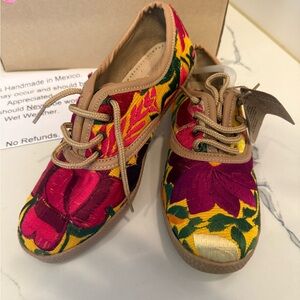 Vibrant Embroidered Women's Shoes